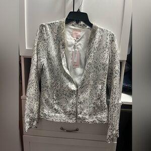 Candie's White Blazer Elegant Suit Jacket